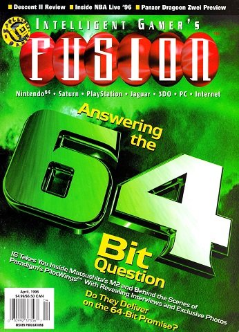 More information about "Intelligent Gamer's Fusion Issue 9 (April 1996)"