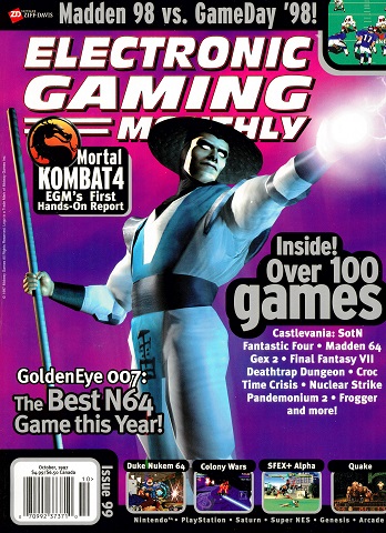 More information about "Electronic Gaming Monthly Issue 099 (October 1997)"
