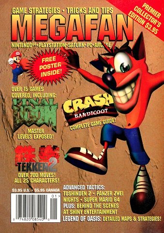 More information about "MegaFan Volume 1 Issue 1 (November 1996)"