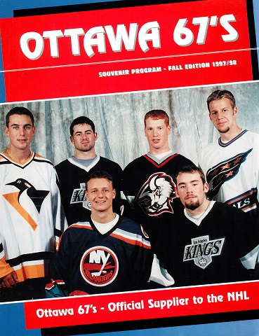 More information about "Ottawa 67's Souvenir Program Fall Edition (1997-98)"
