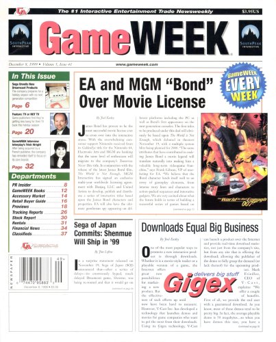 More information about "GameWeek Vol. 05 Issue 41 (December 8, 1999)"