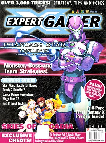 More information about "Expert Gamer Issue 81 (March 2001)"
