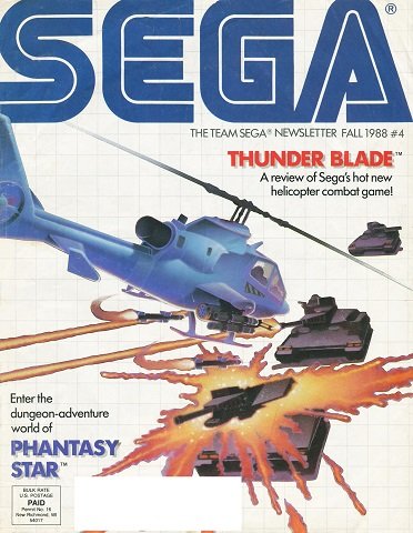 The Team Sega Newsletter Issue 4 (Fall 1988)
