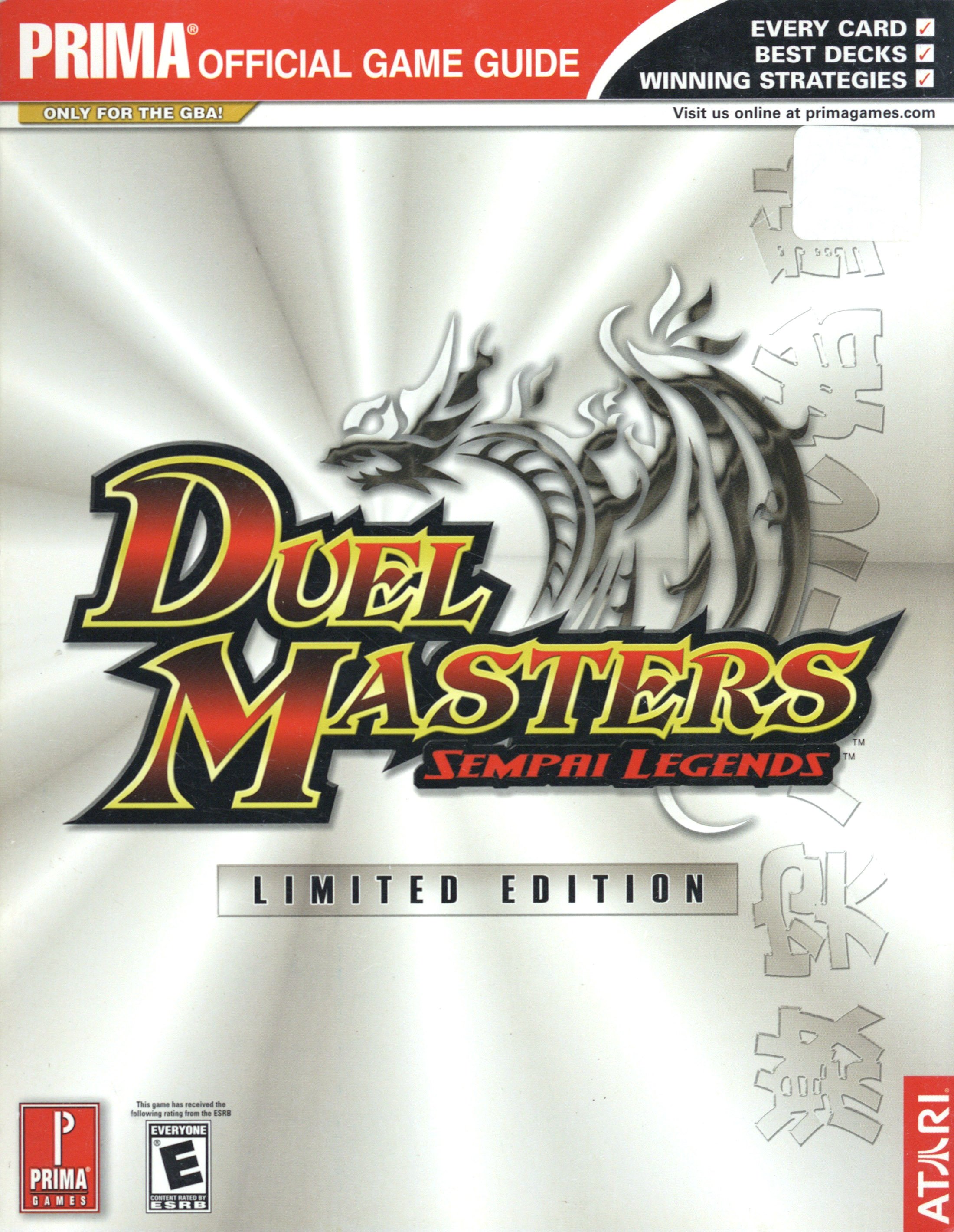 Duel Masters - Sempai Legends - Prima Official Game Guide (2004)