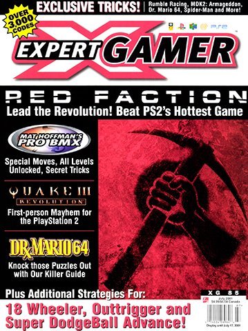 More information about "Expert Gamer Issue 85 (July 2001)"