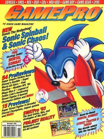 More information about "GamePro Issue 052 (November 1993)"