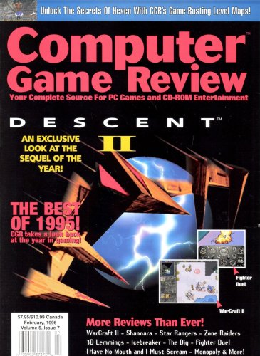 More information about "Computer Game Review Issue 055 (February 1996)"