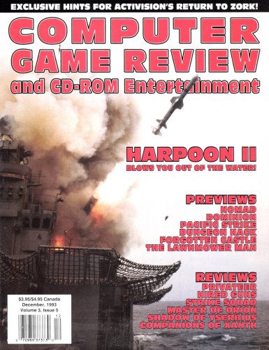 More information about "Computer Game Review and CD-ROM Entertainment Issue 29 (December 1993)"