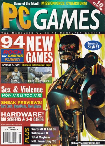 More information about "PC Games Vol. 03 No. 08 (August 1996)"