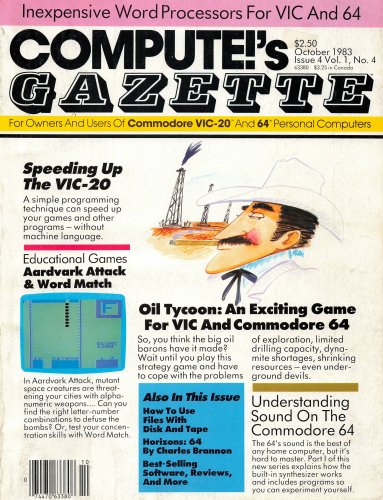 More information about "Compute!'s Gazette Issue 004 (October 1983)"