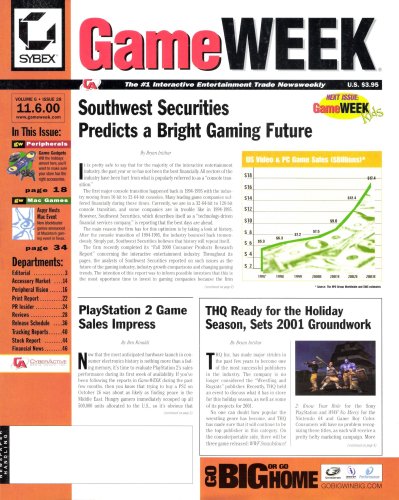 More information about "GameWeek Vol. 06 Issue 28 (November 6, 2000)"