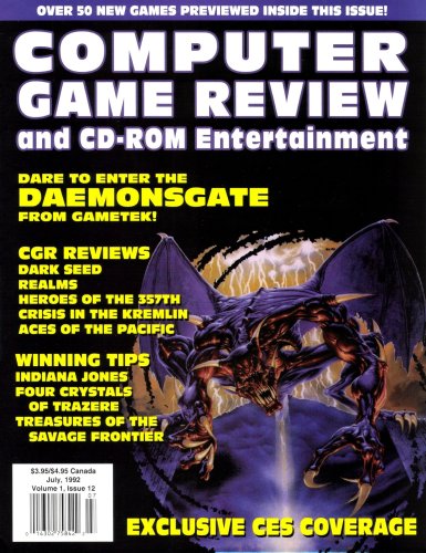 More information about "Computer Game Review Issue 012 (July 1992)"