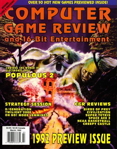 More information about "Computer Game Review Issue 08 (March 1992)"