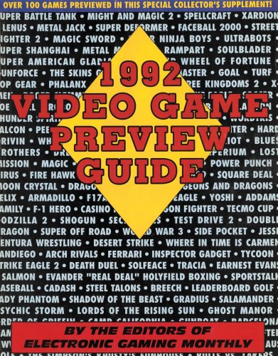 More information about "1992 Video Game Preview Guide"