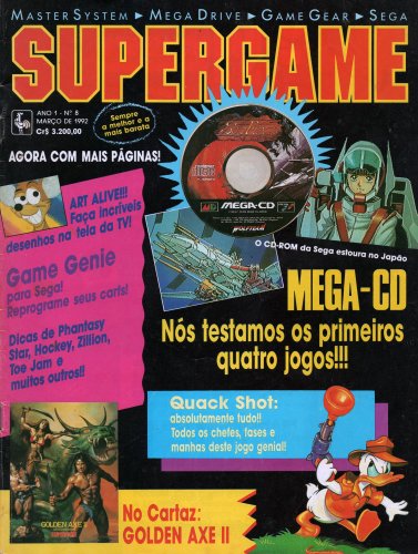 More information about "SuperGame Issue 08 (March 1992)"