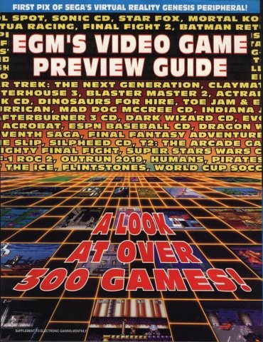 Video Game Preview Guide (1993)