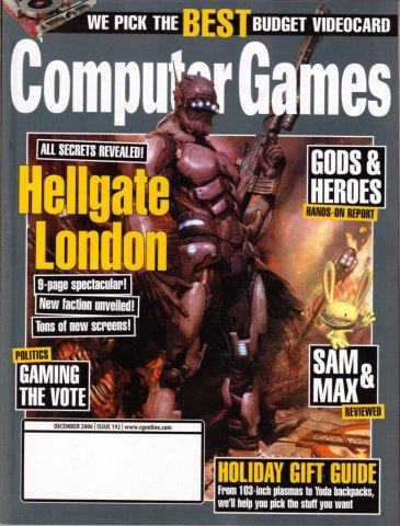 Computer Games Issue 192 (December 2006)