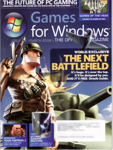 Games for Windows Issue 16 (March 2008)