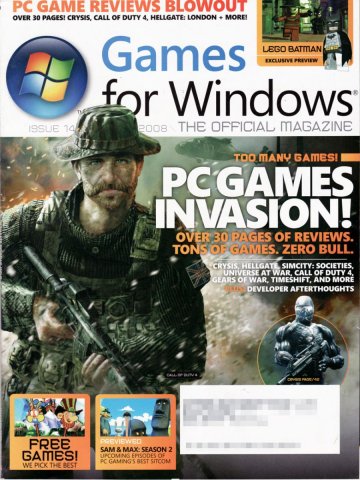 Games for Windows Issue 14 (January 2008)