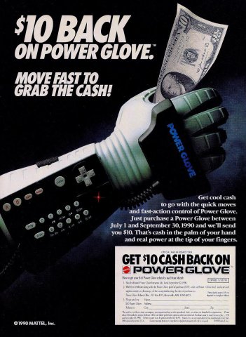 Power Glove rebate