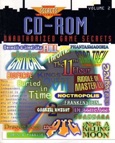 CD-ROM Unauthorized Game Secrets, Volume 2