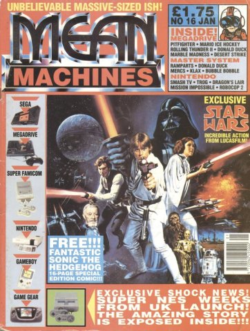 Mean Machines 16 (January 1992)