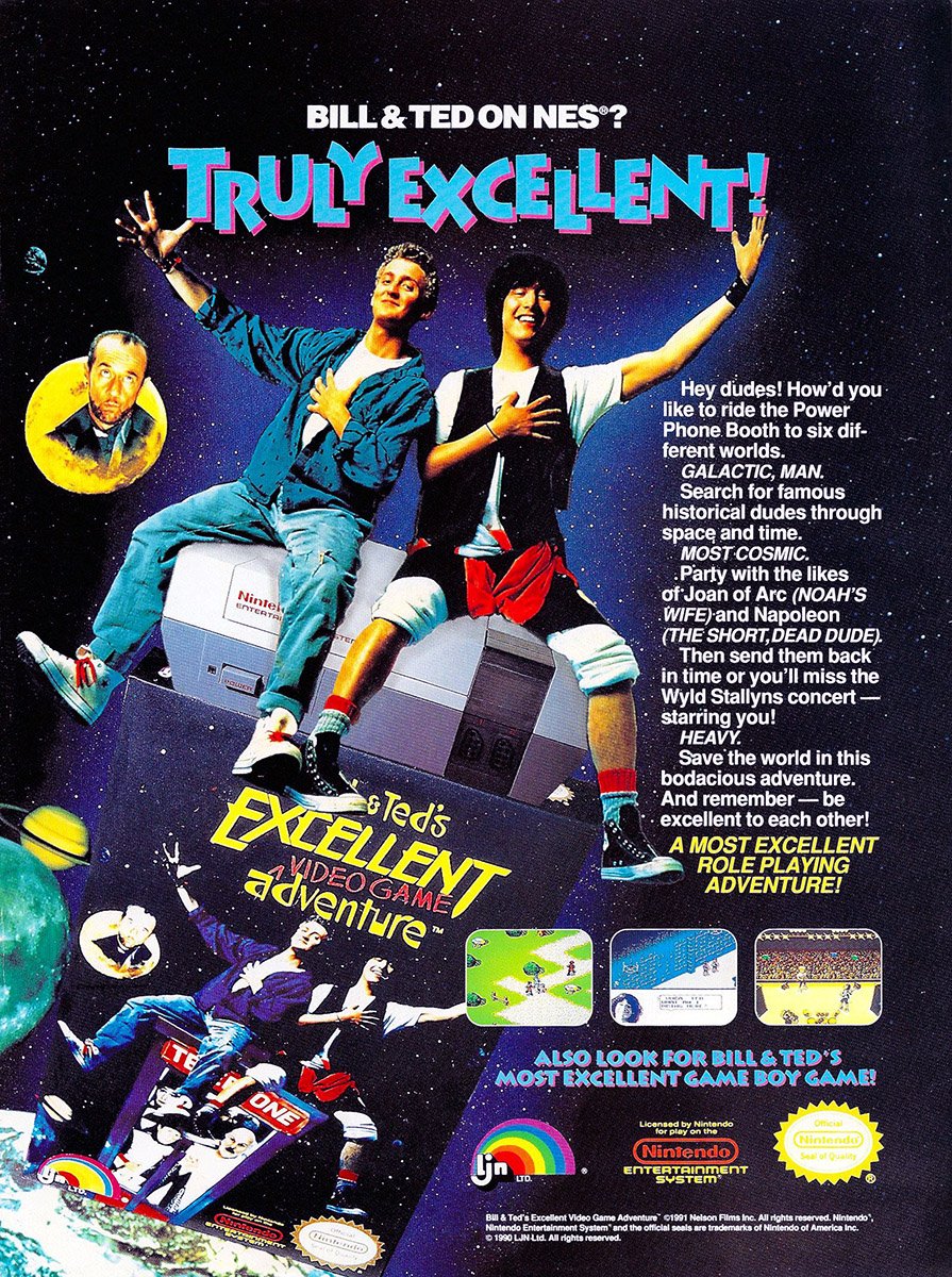 bill and ted video game