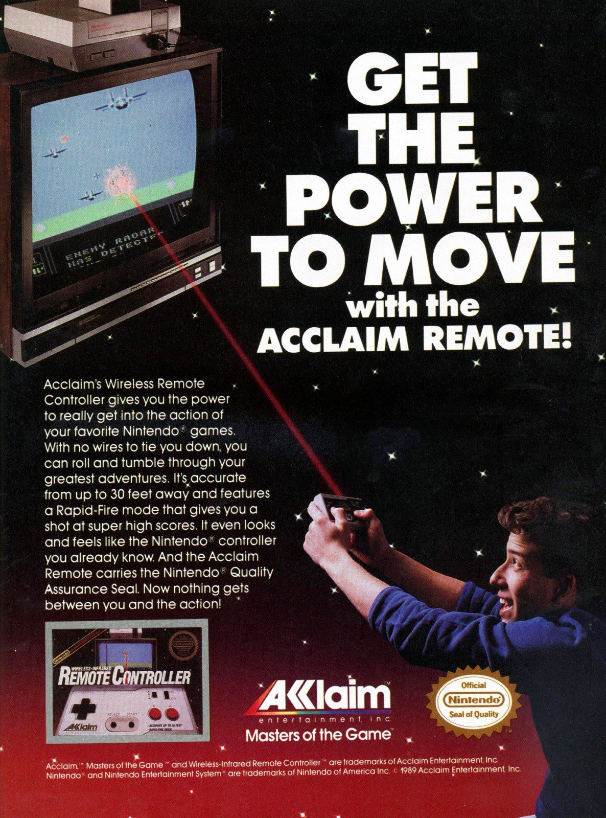 Acclaim Wireless Remote Controller (1989)