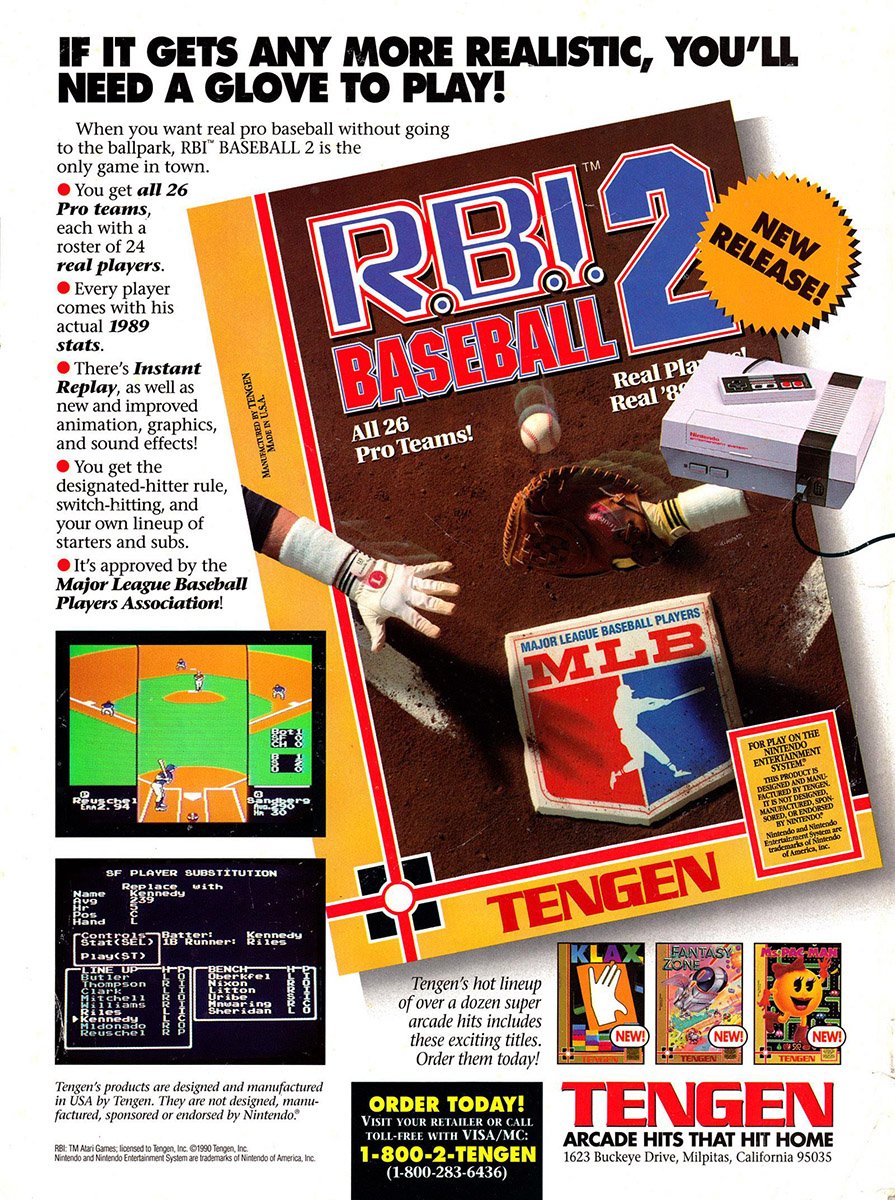 Rbi baseball 2 nes deals
