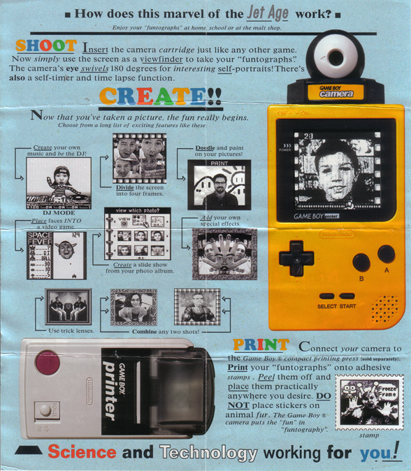 GameBoy Camera Pamphlet(Inside)