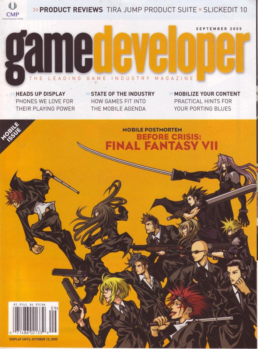 Game Developer 116 Sep 2005