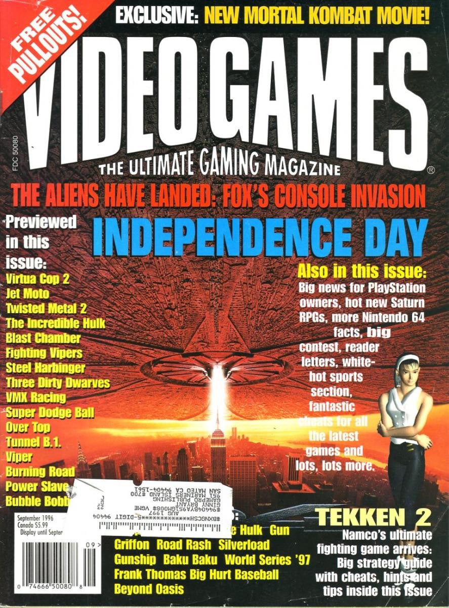 Video Games Issue 92 September 1996