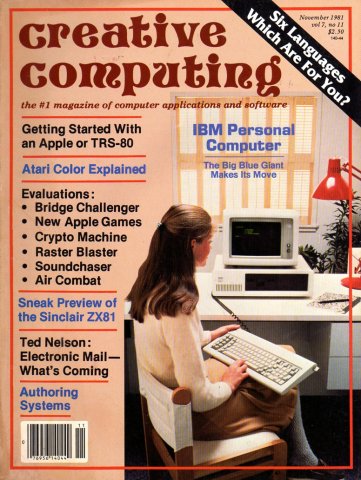 Creative Computing Vol. 07 No. 11 November 1981