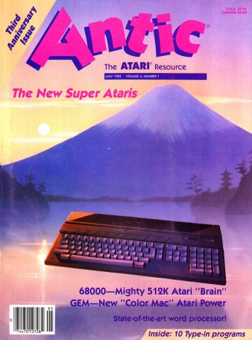 Antic Issue 031 May 1985