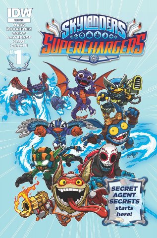 Skylanders: Superchargers Issue 01 (October 2015) (subscriber cover)