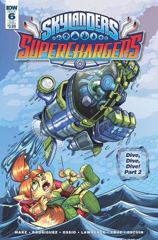 Skylanders: Superchargers Issue 06 (March 2016) (subscriber cover)