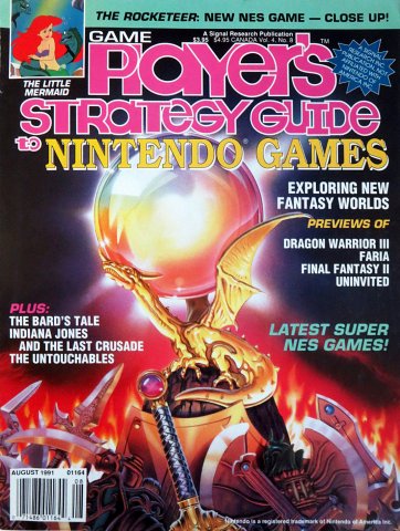 Game Player's Strategy Guide to Nintendo Games Vol.4 No.08 (August 1991)
