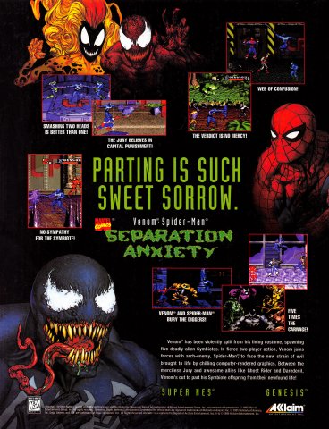 Venom • Spider-Man: Separation Anxiety (November, 1995)