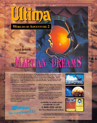 Ultima: Worlds of Adventure 2 - Martian Dreams