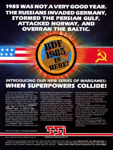 When Superpowers Collide - Germany 1985 (ver.2)
