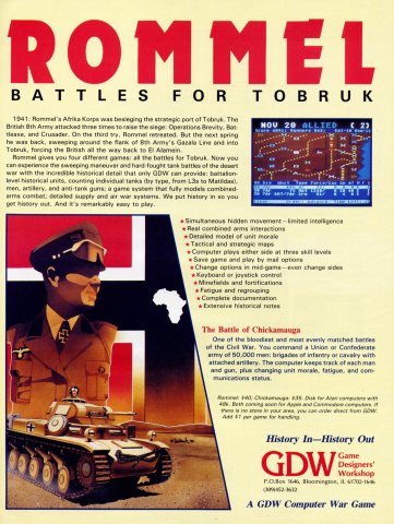 Rommel: Battles for Tobruk
