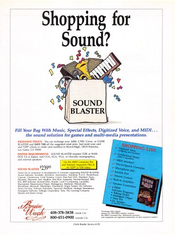 Creative Labs Sound Blaster (1990)
