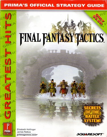Final Fantasy Tactics Official Strategy Guide (Greatest Hits)