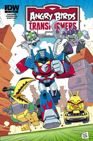 Angry Birds Transformers 04 (February 2015) (subscriber cover)