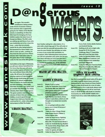 Dangerous Waters 13
