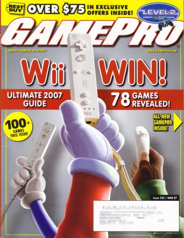 GamePro Issue 222 March 2007 (Subscribers Cover)