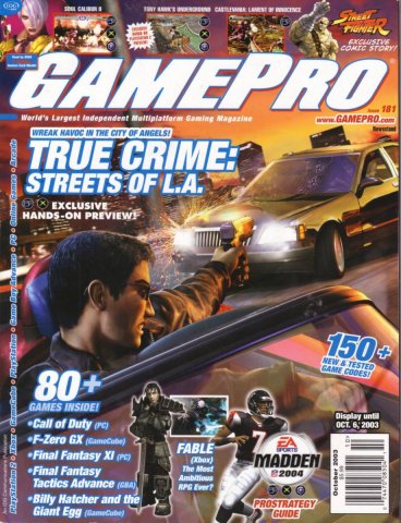 GamePro Issue 181 October 2003