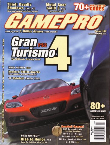 GamePro Issue 188 May 2004