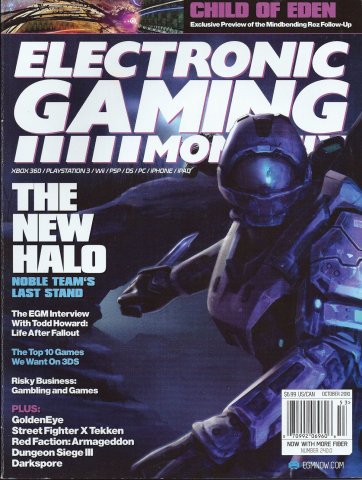 Electronic Gaming Monthly Issue 240 October 2010 Cover 2 of 2