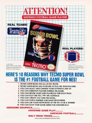 Tecmo Super Bowl (ver.1)